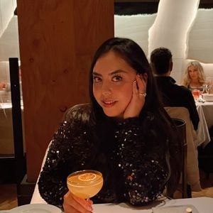 Zara sequins black blouse